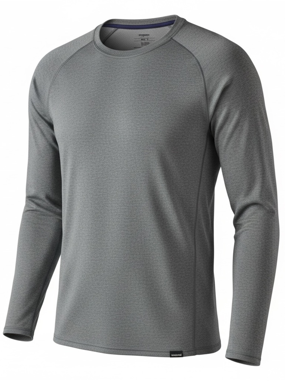 Patagonia Mens Capilene 3 Midweight Crew Grey Long Sleeve Base Layer Hiking